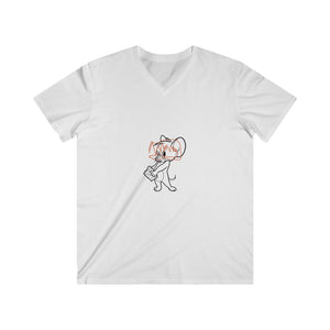 Men's Fitted V-Neck Short Sleeve Tee