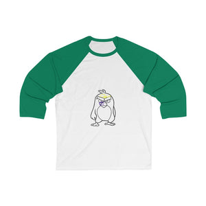 Unisex 3/4 Sleeve Baseball Tee