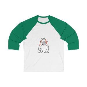 Unisex 3/4 Sleeve Baseball Tee