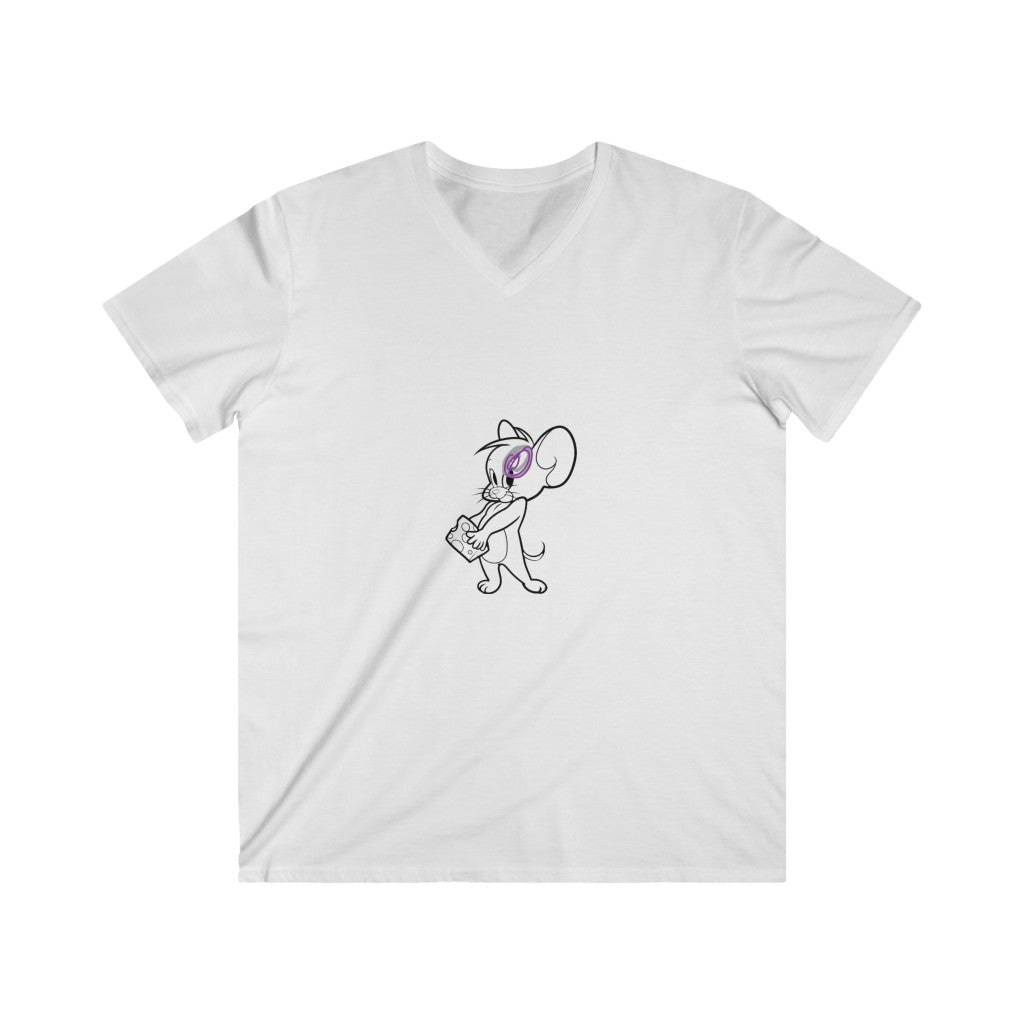 Men's Fitted V-Neck Short Sleeve Tee