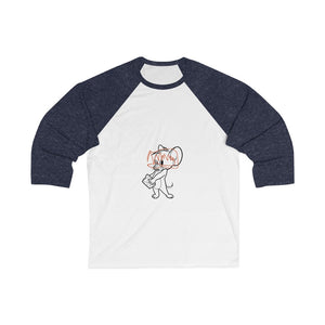 Unisex 3/4 Sleeve Baseball Tee