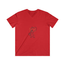 Load image into Gallery viewer, Men&#39;s Fitted V-Neck Short Sleeve Tee
