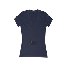 Load image into Gallery viewer, Women&#39;s Jersey Short Sleeve Deep V-Neck Tee
