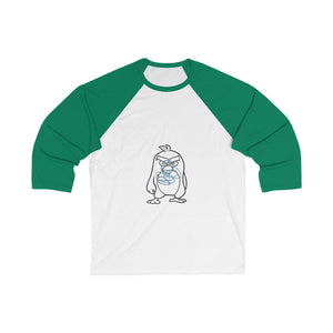 Unisex 3/4 Sleeve Baseball Tee