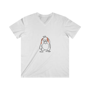 Men's Fitted V-Neck Short Sleeve Tee