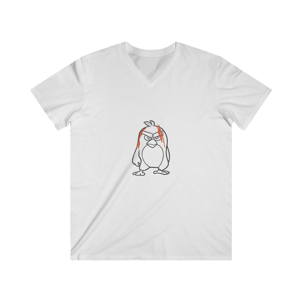 Men's Fitted V-Neck Short Sleeve Tee