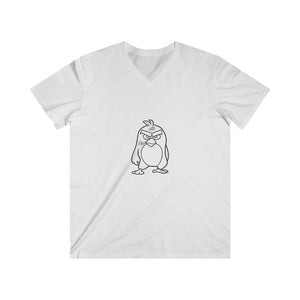 Men's Fitted V-Neck Short Sleeve Tee