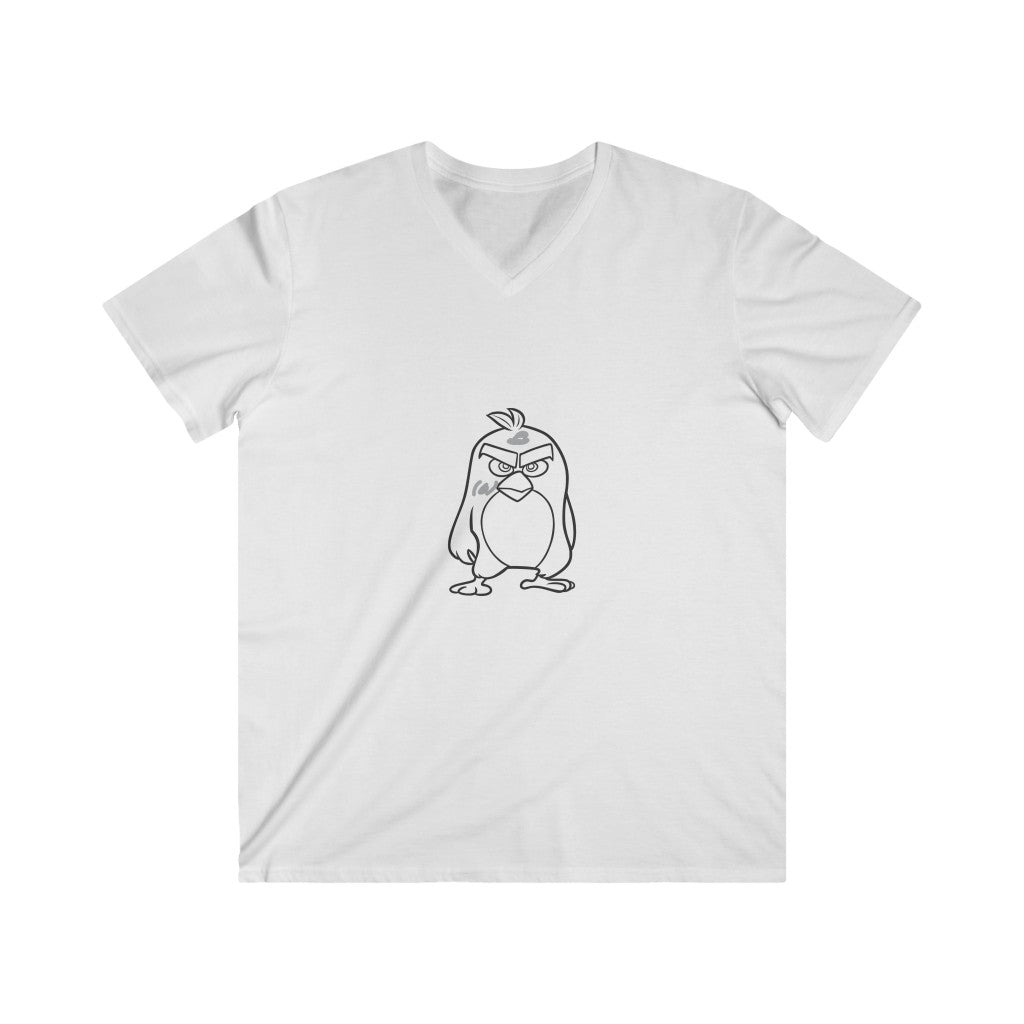 Men's Fitted V-Neck Short Sleeve Tee