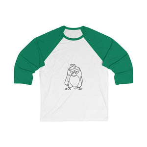 Unisex 3/4 Sleeve Baseball Tee