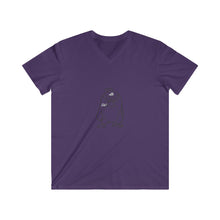 Load image into Gallery viewer, Men&#39;s Fitted V-Neck Short Sleeve Tee
