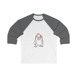 Unisex 3/4 Sleeve Baseball Tee