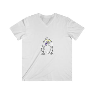 Men's Fitted V-Neck Short Sleeve Tee