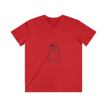 Load image into Gallery viewer, Men&#39;s Fitted V-Neck Short Sleeve Tee
