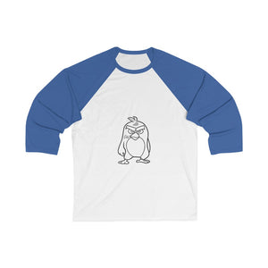 Unisex 3/4 Sleeve Baseball Tee