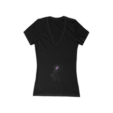 Load image into Gallery viewer, Women&#39;s Jersey Short Sleeve Deep V-Neck Tee
